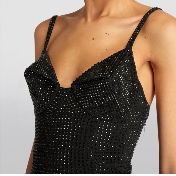 Area CRYSTAL EMBELLISHED GOWN NWT - Picture 3 of 9